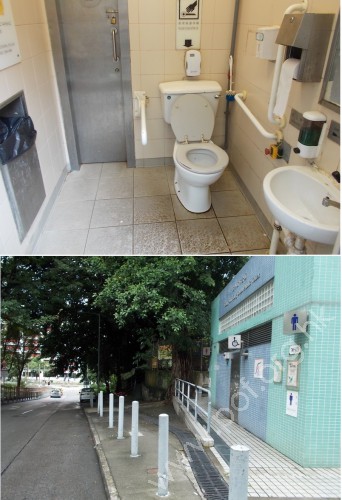 位於楊景路,鄰近富豪山莊,是TM-121號暢通易達洗手間。